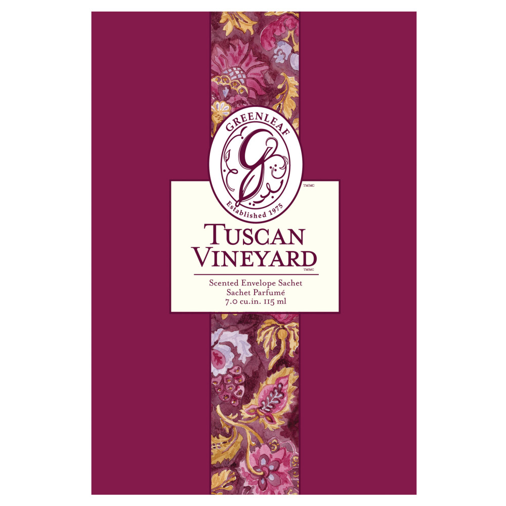 Tuscan Vineyard Large Scented Sachet 