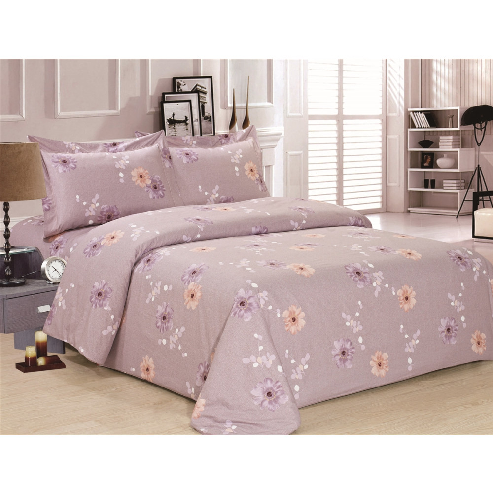 French Lavender Rose Cotton Bedding