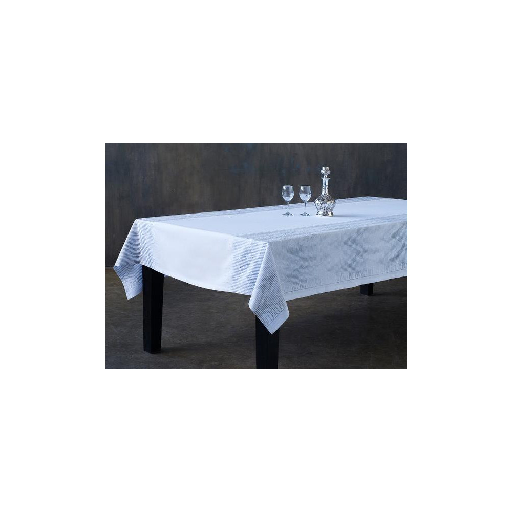 Misony Silver Spill-Proof Tablecloth