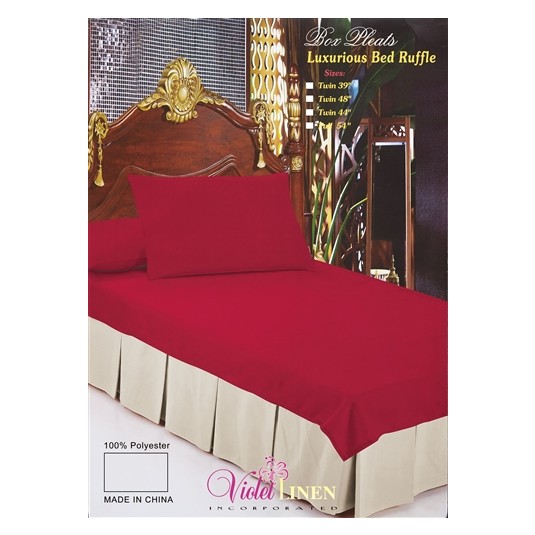 5" Box Pleat Bed Skirt