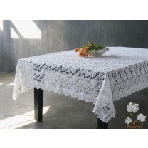 Orchid 3D Flower Lace Tablecloth